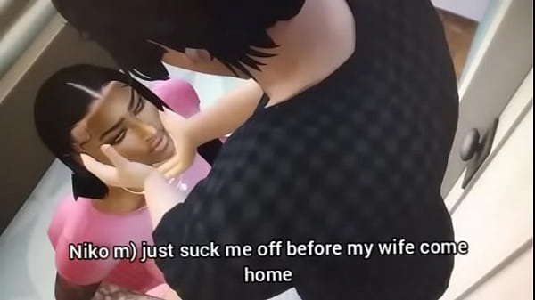 3D Sims 4 ever man dream Mila suck off her neighbor dick