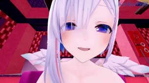 Amane Kanata and I have intense sex in a secret room. – Hololive VTuber POV Hentai