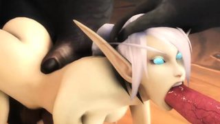 Anime Compilation of Cute Games Babes Fucks in Threesome Sex
