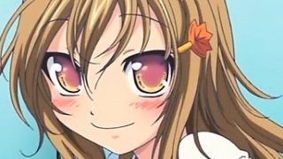 Anime doll gets wet in her tight panties