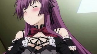 Anime maid Kiriha pleases her master