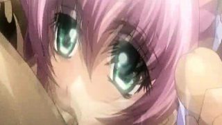 Anime school girl fucked in mouth and pussy
