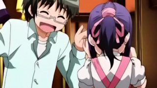 Anime slut Akira fucks her lover