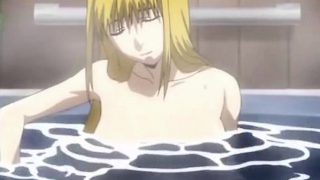 Anime teen gets fucked in bathtub