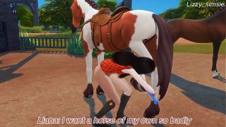 Asian girl being penetrated in both holes – sims 4 – 3D animation