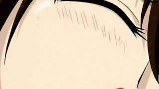 Busty anime sex slave gets wet cunt fingered hard