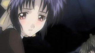 Busty hentai whore rides