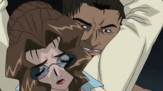 Chained hentai babe gets fucked rough