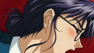 Chained hentai coeds peeing in the garden