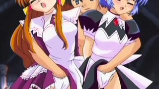 Cock sucking anime maid