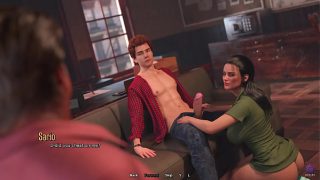 Cuckold Husband Watching His Wife Sucking My Big Dick – 3D Hentai Animated Porn – Life in Santa County