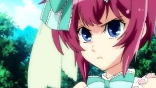 Cute anime shemale maid ass fucking