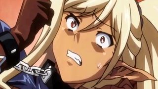 Cute hentai poked from behind and cumface