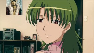 Cutie With Short Green Hair Makes Paizuri With Her Big Tits | Hentai