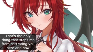 Extreme session with Rias Hentai JOI (Extreme Femdom/Humiliation/Degradation Feet Pissplay Omorachi)