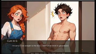 Farmer Kink [ TABOO Hentai Game ] Ep.1 MASSIVE COCK GROW in front of my STEP SISTERS !