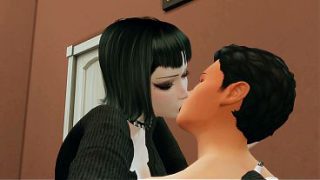 Fucking the big titty goth (Sims 4)