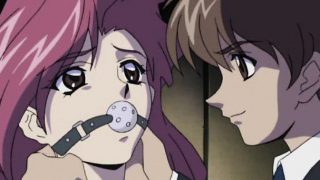 Gagged hentai girl gets toyed and recorded