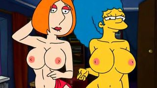 Griffins and Simpsons cheating moms