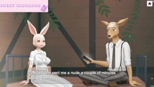 Haru’s secret life Chapter #1 sexy furry bunny [Full Gallery hentai game] Beastars
