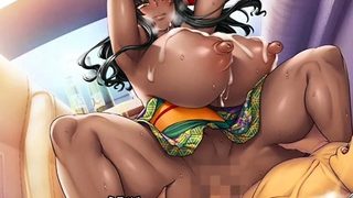 Hentai chick enjoys anal sex at the gym