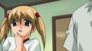 Hentai cutie gets tortured in bukkake orgy