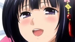 Hentai gets big breasts teased