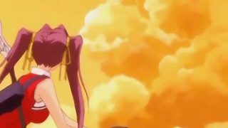 Hentai girls masturbating and taking hard cock