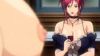 Hentai MILF riding fat cock up her ass hole