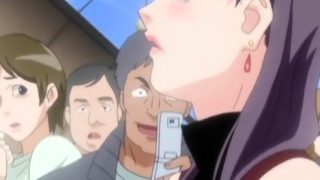 Hentai redhead gives blowjob and having sex