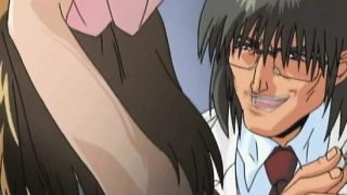 Hot hentai girl gets wet pussy teased in ropes