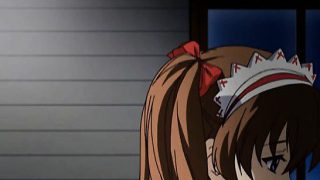 Japanese anime cutie sucking bigcock