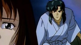 Japanese anime gets szueezed her tits and drilled by tentacl