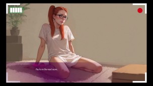 Mila AI v1.3.2b (by aDDont) – Mila teasing the courier – Hentai Animated Game