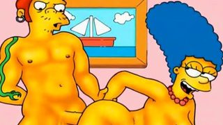 MILF Marge Simpson cheating