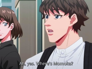 Momoka and Kanade take turns sucking boys cock before sex