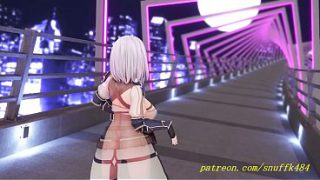 noVR mmd Noel Dance 3d hololive Hentai