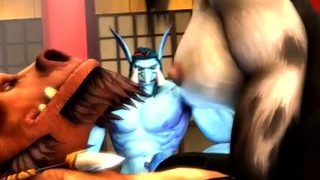 Pandaren gets Gangbanged in Sex Competition