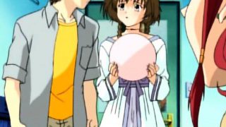 Roped hentai girl submitted to sex torture