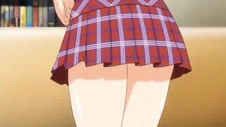 Shy anime doll in apron jumping craving dick in bed