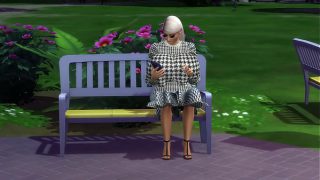 Sims 4 porn Bella Goth meets Allura and her friend porn producer at the park