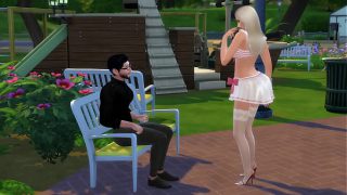 Sims 4 porn Mortimer and Duncan fuck horny teen slut together