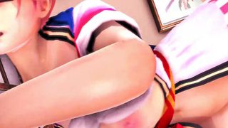 Sluts Gets Cunt Pounded by a Huge Cock