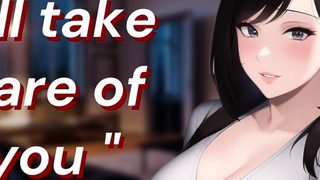 Soft Dom Girlfriend Welcomes You Home with Cuddles and