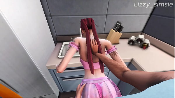 Stepfather fucks and cum on rebellious stepdaughter – sims 4 –