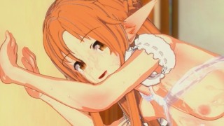 Sword Art Online – Elf-Asuna 3D Hentai