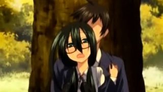 Teen anime brunette getting laid