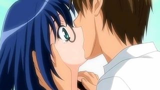 Teen bookish babe seduce her BF – Hentai Uncensored