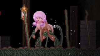 The futanari beauty has a fierce mating with the monster