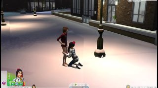 The Sims 4 oral job in winter